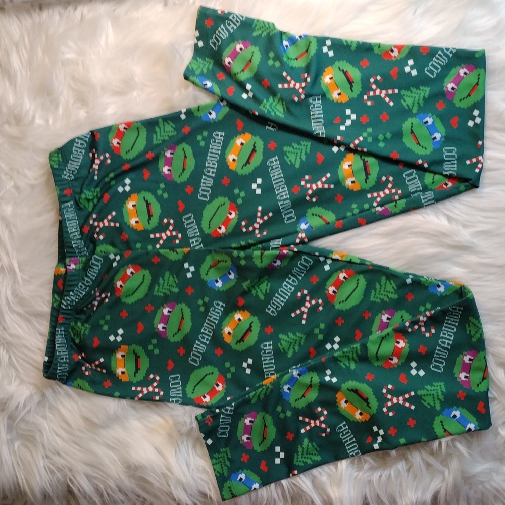 Nickelodeon Teenage Mutant Ninja Turtles Xmas PJ' bottoms. Youth L